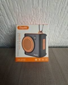 Bocina Bluetooth CH-J211P Portátil (Negro)