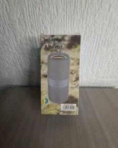 Bocina Bluetooth Moreka Cilíndrica (Gris)